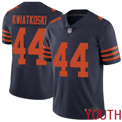 Chicago Bears Limited Navy Blue Youth Nick Kwiatkoski Jersey NFL Football #44 Rush Vapor Untouchable->youth nfl jersey->Youth Jersey